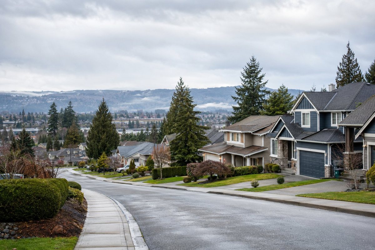 Residential neighborhood in Renton, Washington