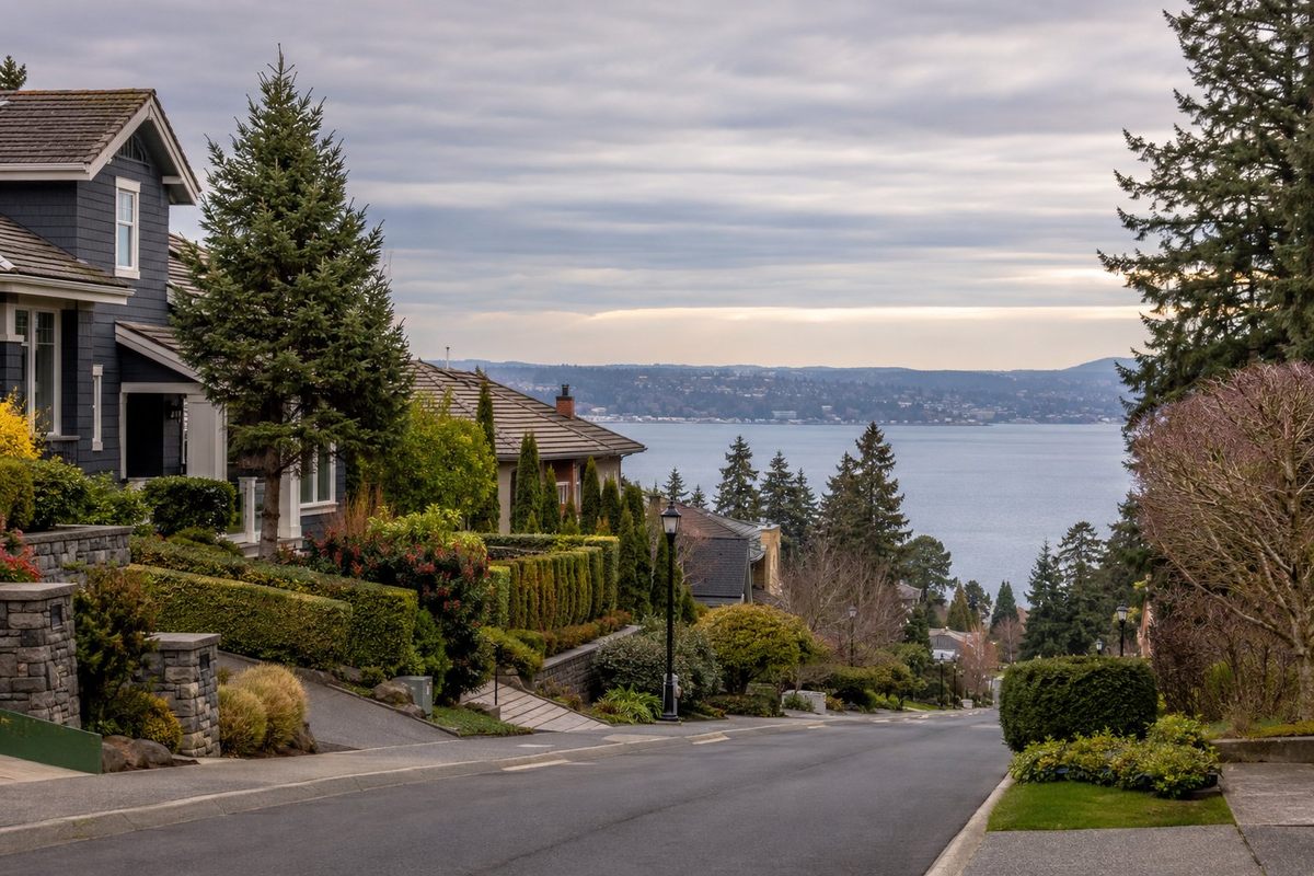 Residential neighborhood in Shoreline, Washington
